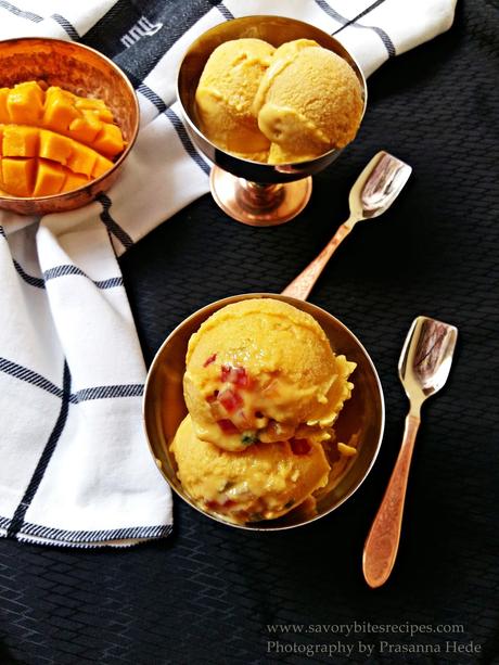 Mango Icecream (No Whip,No Churn)