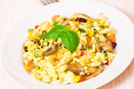 Paleo Breakfast Italian Vegetable Scramble Featured Image