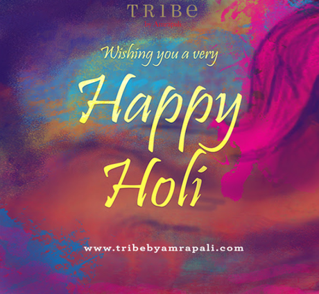 Amrapali Wishes You Happy holi