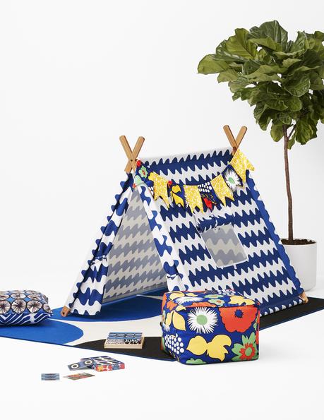 Play tent and accessories from Marimekko's collaboration with Target.