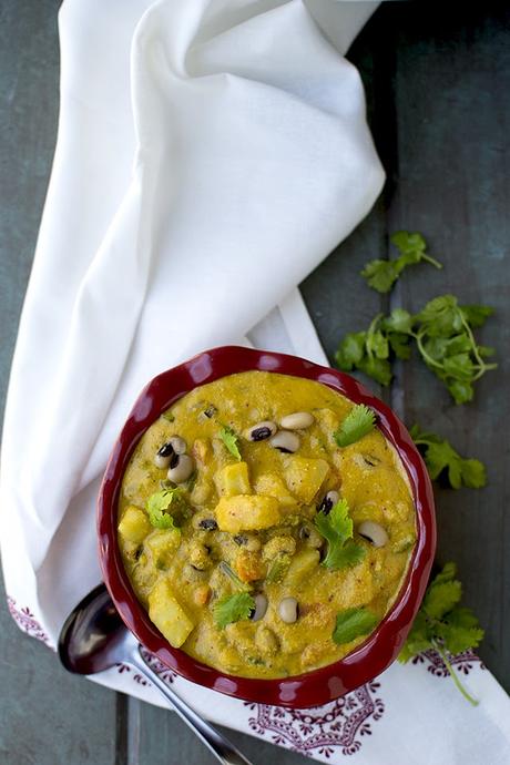 Mixed Vegetable Curry in Coconut milk gravy
