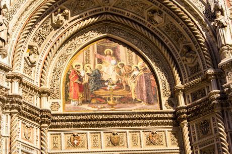 Messiah above entrance to the Florence Cathedral