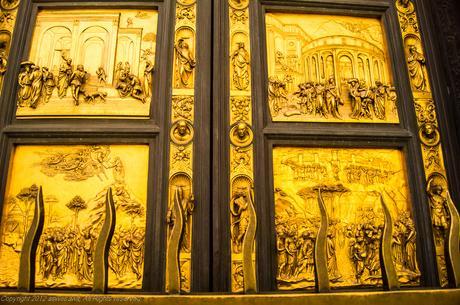 Gilded Baptistery Doors by Lorenzo