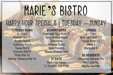 Maries Bistro Specials 30A