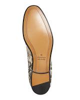 Haute Herbals: Gucci Herbarium-Print Leather Fold-Down Loafer