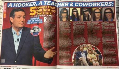 National Enquirer on Ted Cruz's mistresses