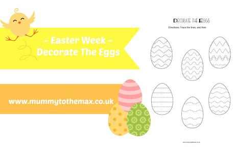 Decorate The Egg & Free Printable