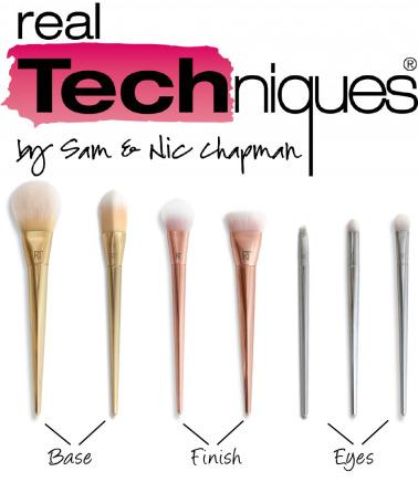 real techniques rt bold metals collection makeup brushes review brush