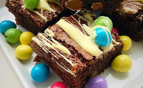 Smarties Chocolate Mini Egg Brownies