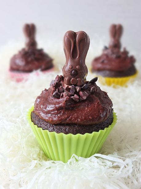 Raw Cacao Cupcakes - A slightly more healthy Easter treat