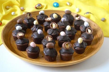 Easter chocolate cakes