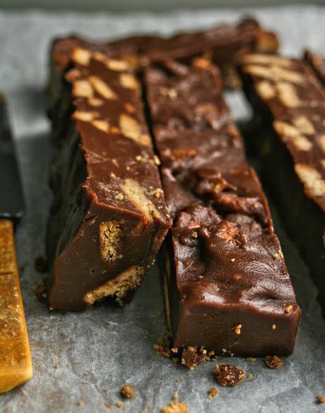 Double Chocolate Peanut Butter Fridge Cake - and a surprise!