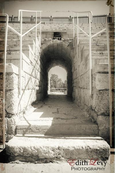 Caesarea, Israel, black and white, Nik Collection, Analog FX, travel photography