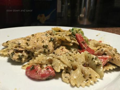 Ally Special Dinner: Chicken Pesto Pasta