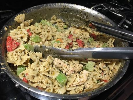 Ally Special Dinner: Chicken Pesto Pasta