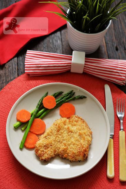 unfried oven baked crispy panko chicken