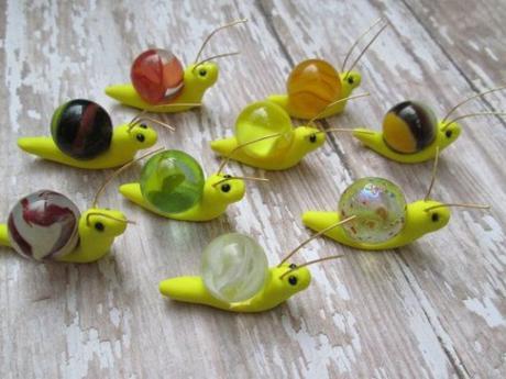 Glass Marbles Used To Make Snails