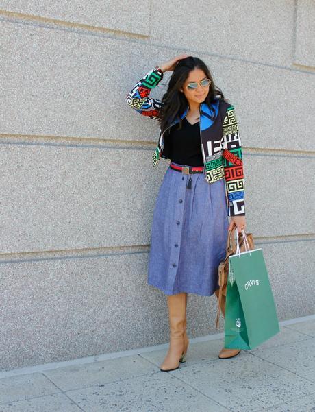 STYLE SWAP TUESDAYS- HOW TO WEAR A CHAMBRAY SKIRT