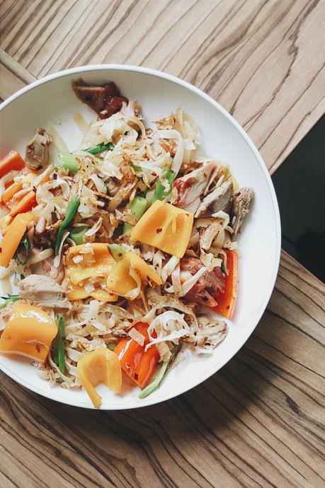 A Rainbow Rice Noodle Recipe