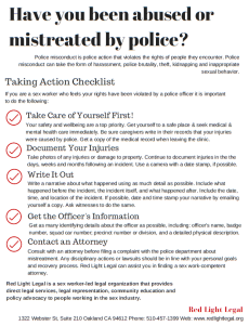 police misconduct poster