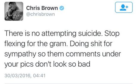 Chris Brown Calls Kehalani Suicide Attempt Fake