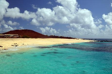 turquoise water at ascension island Georgetown waterfront