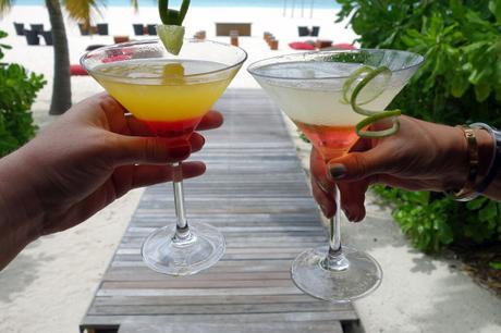 Cocktails at The Park Hyatt Maldives