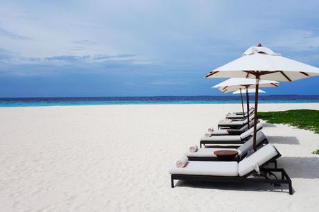 Deserted Beach at Park Hyatt Maldives