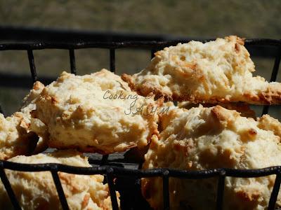 Buttermilk Garlic and Parm Drop Biscuits