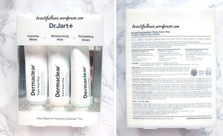 Dr Jart Clay Mask to Foaming Cleanser Trio 1