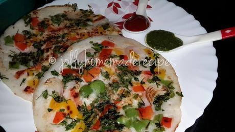 Mixed Vegetable Uttappam Recipe, How to make Vegetable Uthappam Recipe