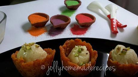 Thandai Ice Cream Recipe, How to make Thandai Popsicle | Thandai Ice Cream with Gajar Halwa Cups