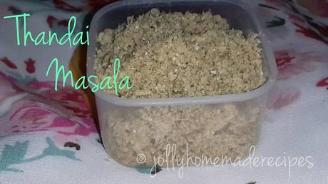 Thandai Masala Powder Recipe, How to make Homemade Thandai Masala Powder