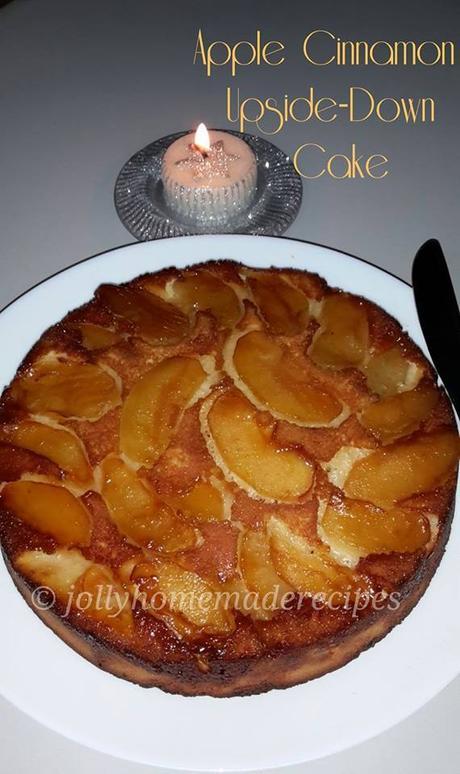 Apple-Cinnamon Upside-Down Cake | Apple Upside-Down Cake Recipe