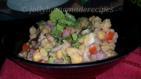 Healthy Chickpeas Salad Recipe | Salad Recipes