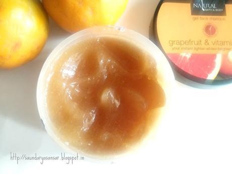 Natural Bath and Body: Grapefruit and Vitamin C Gel Face Masque