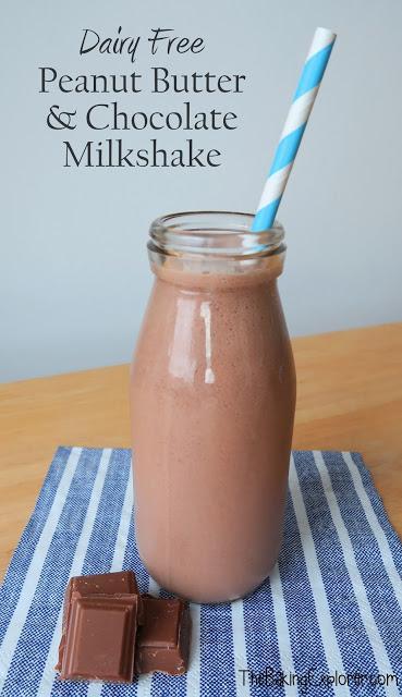 Chocolate & Peanut Butter Milkshake (Dairy Free)