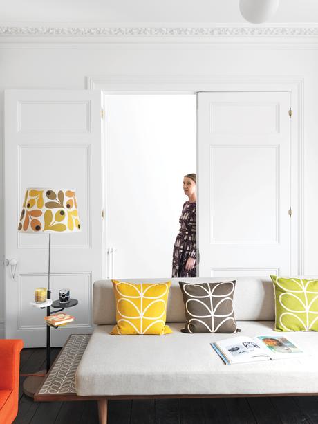 Textile designer Orla Kiely's home
