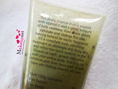 The Nature's Co Kiwi Exfoliating Body Wash Review