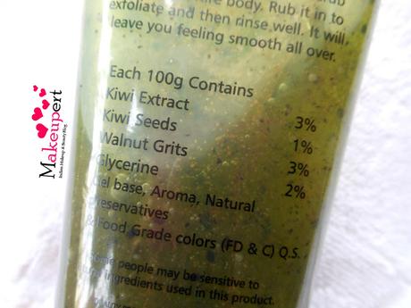 The Nature's Co Kiwi Exfoliating Body Wash Review