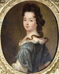 Portrait of a lady, said to be Marie Angelique de Scorraille de Roussilles, Duchesse de Fontanges