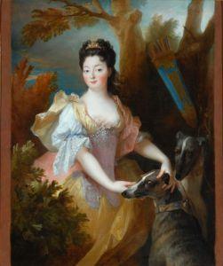 Portrait of a Lady as Diana by Nicholas de Largilliere