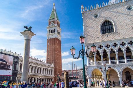 Interesting Venetian architecture in St. Marks square