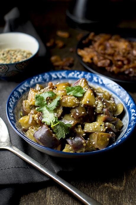 Bengali Sweet & Sour Eggplant