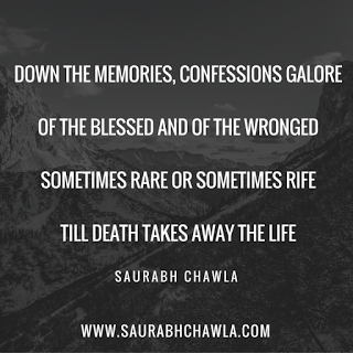 confessions galore poem by saurabh chawla
