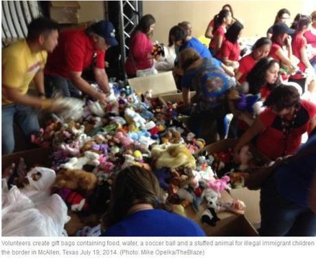 gift bags for illegals, July 19, 2014.