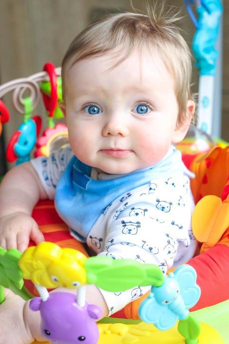 Logan at 8 and 9 Months Logan at 8 and 9 Months