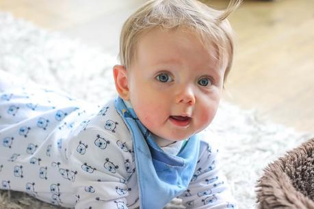 Logan at 8 and 9 Months Logan at 8 and 9 Months