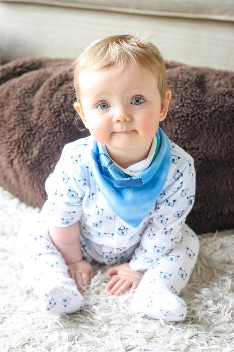 Logan at 8 and 9 Months Logan at 8 and 9 Months