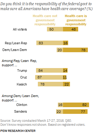 Public, Parties, And Candidate Supporters On The Issues